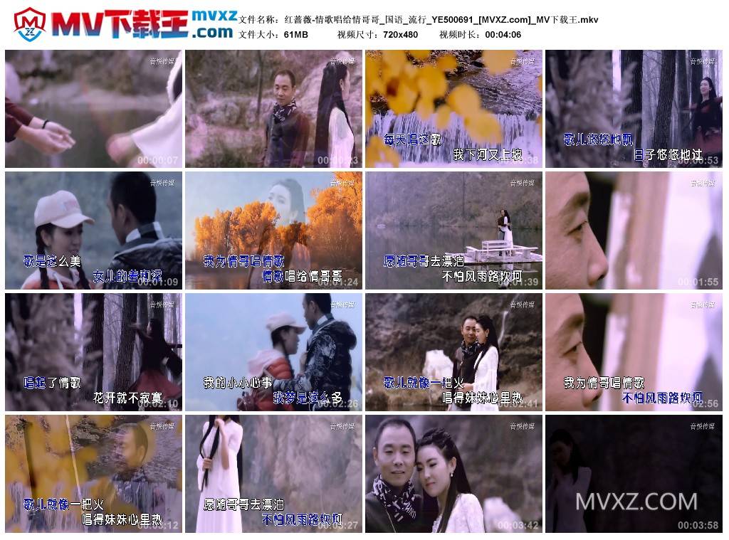 红蔷薇-情歌唱给情哥哥_国语_流行_YE500691